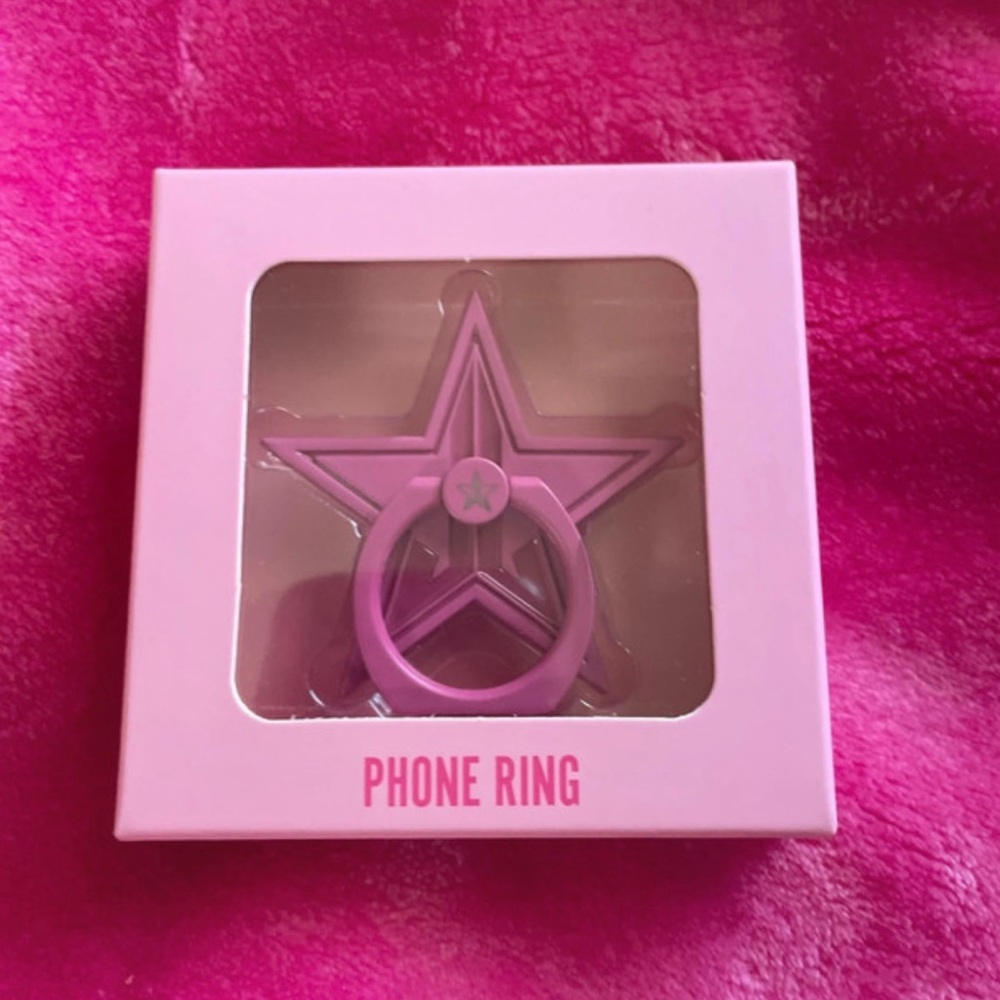 Jeffree Star Pink Phone Ring Accessory